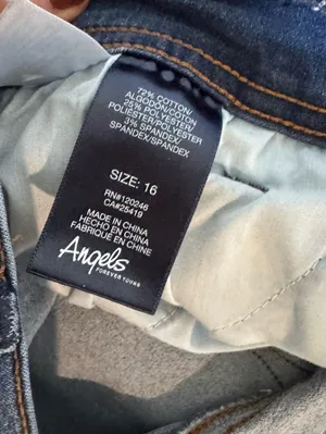Women Angels Ankle Jeans Size 16 thumbnail 3