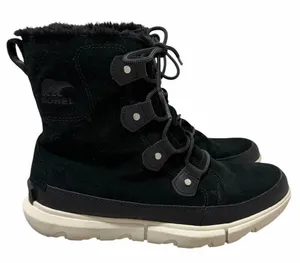 Sorel Explorer II Joan Waterproof Winter Boots Black Women's Size‎ 10 thumbnail 1