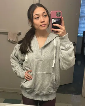 Aerie Drawstring Hoodie thumbnail 1