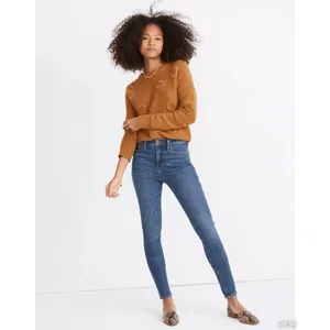 Madewell High Rise Skinny Jeans Size 27 Blue Wendover Wash Stretch Pant Capsule‎ thumbnail 13