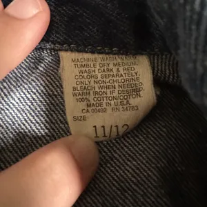 Vintage Lee Trucker Jacket Womens 11/12 Blue Denim Trucker USA‎ Union Made thumbnail 6