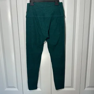 Interval Leggings Womens Medium Teal Space Dye Crossover High Waist Flattering thumbnail 3