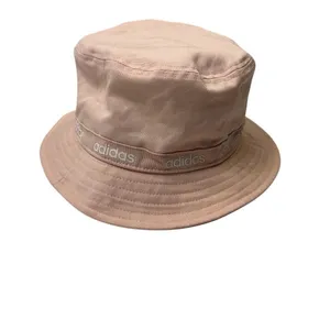 Adidas Women's Pink Bucket Hat One Size Summer Casual Logo Accents‎ thumbnail 5