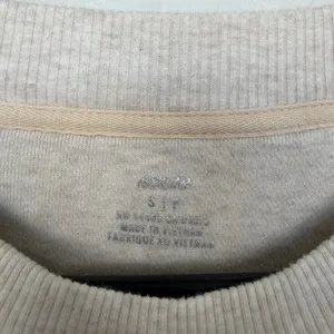 Aerie Camo Crewneck Sweatshirt Drop Shoulder Side‎ Slit Casual Size Small thumbnail 3