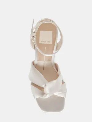 Dolce Vita Brenna heels ivory satin thumbnail 3