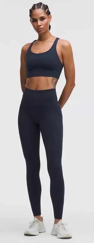 lululemon athletica High-Rise Navy Performance Leggings thumbnail 1