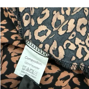 SHEIN Animal Print High Waist Leopard Midi Maxi Flowy Skirt Size Women's 6 thumbnail 5