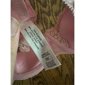 Very Sexy Victorias Secret Cup And Wings Pink Bra Push Up Without Padding 36C thumbnail 9