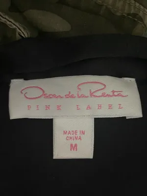 Oscar de la Renta Pink Label Satin Long Kimono Robe lingerie moody Romantic Goth thumbnail 2