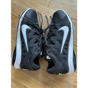 Nike Hyperdiamond 2 Pro Women Black White Metal Softball Cleats 856492-011 thumbnail 7