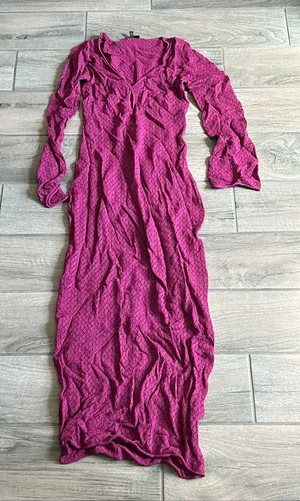 Dynamite knit see thru maxi dress thumbnail 1