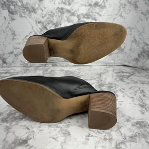 Madewell Womens The Harper Mule J8560 Size‎ 8.5 Black Leather Stacked Heel thumbnail 10