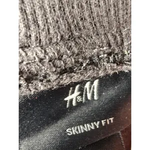 Womens H&M Cargo Jogger Pants Black XS thumbnail 5