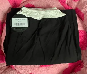 White Fox Boutique Black and White Track Pants with Elastic Waistband thumbnail 3