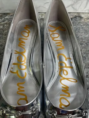 Sam Edelman Kaya 2 Women's Silver Pumps with dust bag thumbnail 7