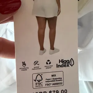 High-Rise White Trouser‎ Shorts - 20W thumbnail 7