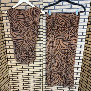 Jane + Delancey Brown And Black‎ Mesh Skirt Set Size Small thumbnail 2