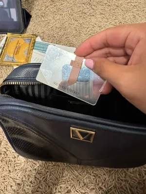 Victoria's Secret Crossbody Purse navy thumbnail 3