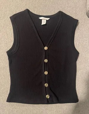 H&M Top Tank Black thumbnail 1