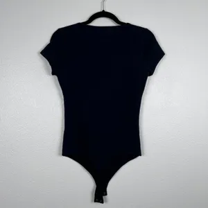 Abercrombie & Fitch Women's Short Sleeve Body Suite‎ Black Sz M NWT thumbnail 6