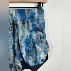 Lululemon Choose A Side Short 3” Sun Dazed Blue Black Night‎ Size 4 Reversible thumbnail 6