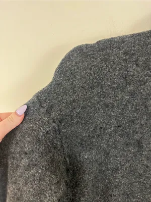 J. Crew Charcoal Gray Turtleneck Sweater Dress Merino Wool Blend Size Medium thumbnail 2