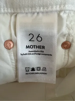 Mother Denim Women’s The Insider Crop Step Fray Jeans Fairest of Them All Sz 26 thumbnail 7