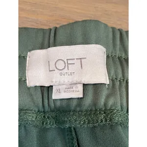 Loft Outlet Sweatpants Size XL Olive Green Lightweight Elastic Waist Drawstring thumbnail 3