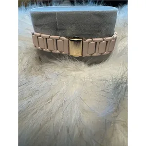 Source Unknown Unbranded Women's Pink and Tan Watch thumbnail 4
