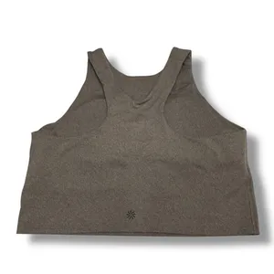 Athleta Womens Heathered Gray Conscious Crop Racerback Bra A‎ B C M Medium thumbnail 2