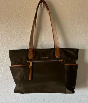 Michael Kors Olive and Tan Men's Backpack  #018 thumbnail 1