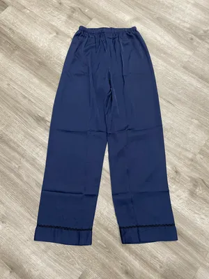 Dark Blue Silk Pajama thumbnail 4