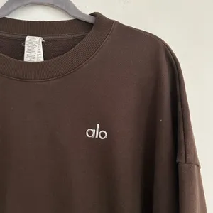 Alo Yoga Accolade Crew Neck Pullover Brownstone Size XL Sweatshirt Unisex thumbnail 3