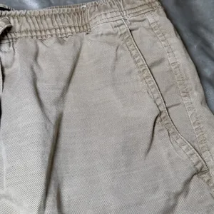 Abercrombie & Fitch Womens Size Small Pull-On Shorts Beige Khaki Drawstring thumbnail 7