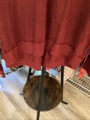 We the free waffle knit thermo rich wine color see one snag on 4th picture thumbnail 3
