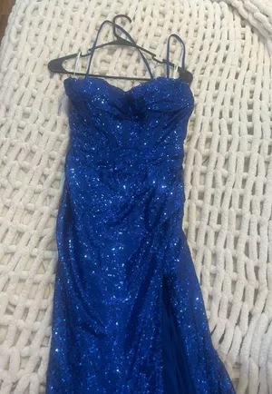 Blue Prom Dress Size XS thumbnail 1