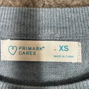 Primark‎ Sweater Women XS Grey Crewneck Wool Blend Long Sleeve Ribbed Knit Top thumbnail 5
