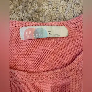 Free People Beach Women's Pink Knit Swim Tank Top - Size M thumbnail 3