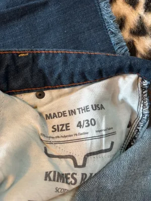 Kimes Ranch Lola raw hem thumbnail 4