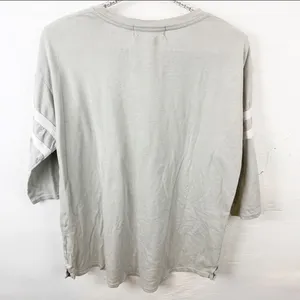Wildfox Size Small Grey‎ Running Fool Baseball Ringer Crewneck T-shirt thumbnail 6