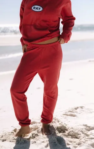Ray Sweatpants Red Size XS thumbnail 1