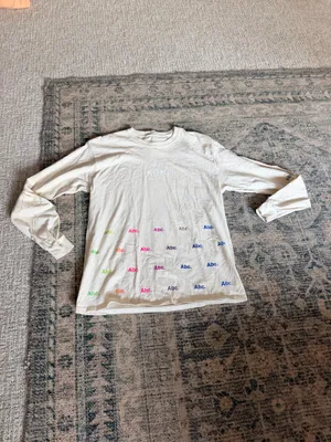 Advisory Board Crystals x Kith long sleeve ABC logo cream multi color shirt S thumbnail 17