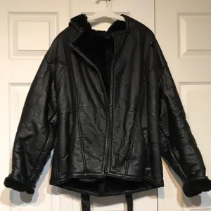 Wilson's Leather Beautiful faux fur lined hooded jacket thumbnail 1