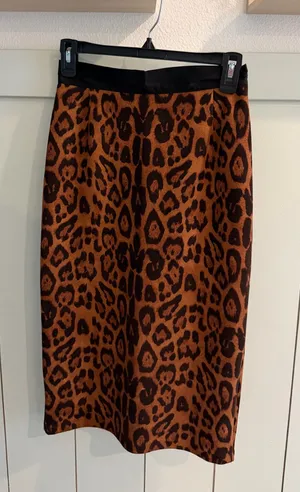 Nasty Gal Leopard Skirt thumbnail 1