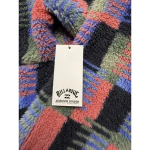 Billabong Adventure Division Switchback Pullover Fleece Multicolor Plaid Women S thumbnail 2