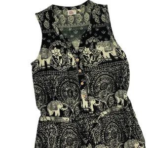 Anthropologie Lilka P Jumpsuit XS Sleeveless Boho Festival Wide Leg Artsy thumbnail 4