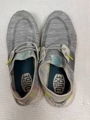 Hey Dude Sirocco Speckle Women's Size US 8.0 Gray Knit Slip On Sneakers thumbnail 7