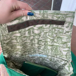 Handmade Crossbody satchel bag 💚 thumbnail 4