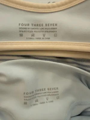 437 Active Set Bra and Leggings Light Blue thumbnail 4