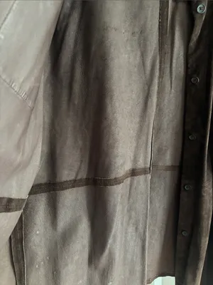 Embassy Row Classic Dark Brown Suede Shirt Jacket Shacket Vintage Size 16 Luxury thumbnail 5